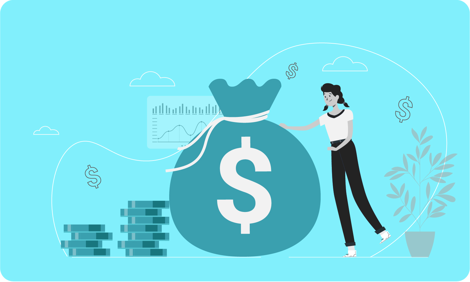 Capital de giro da organização.